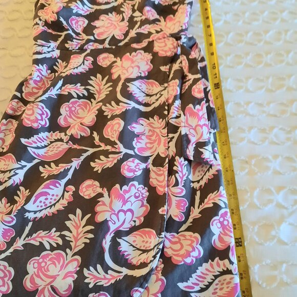 Boden Cotton/Linen Faux Wrap Sleeveless Dress, Size 4R - Picture 9 of 12